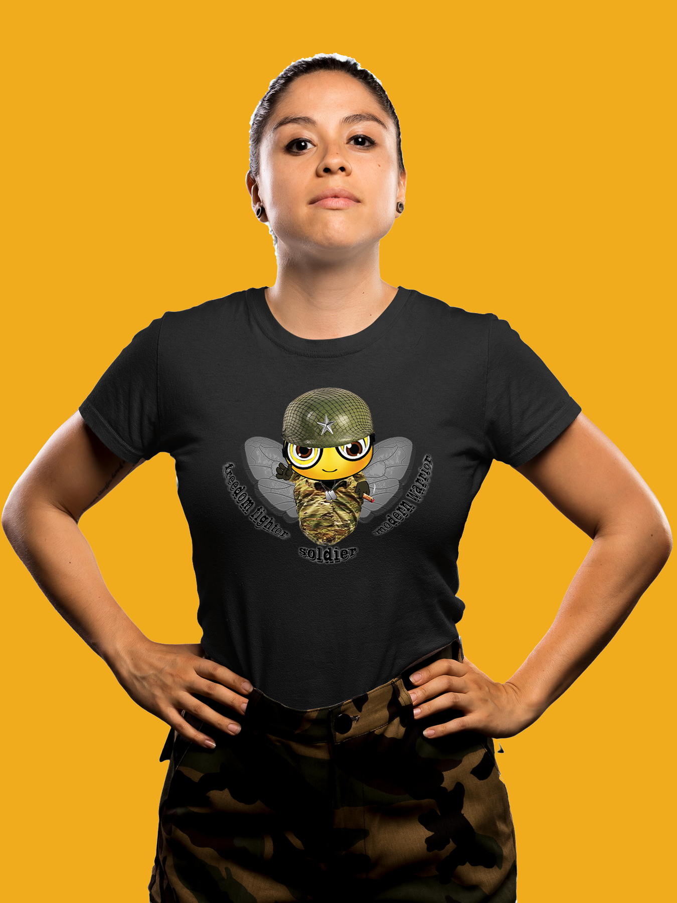 50% OFF! FREE SHIPPING! Soldier Bee T-Shirts