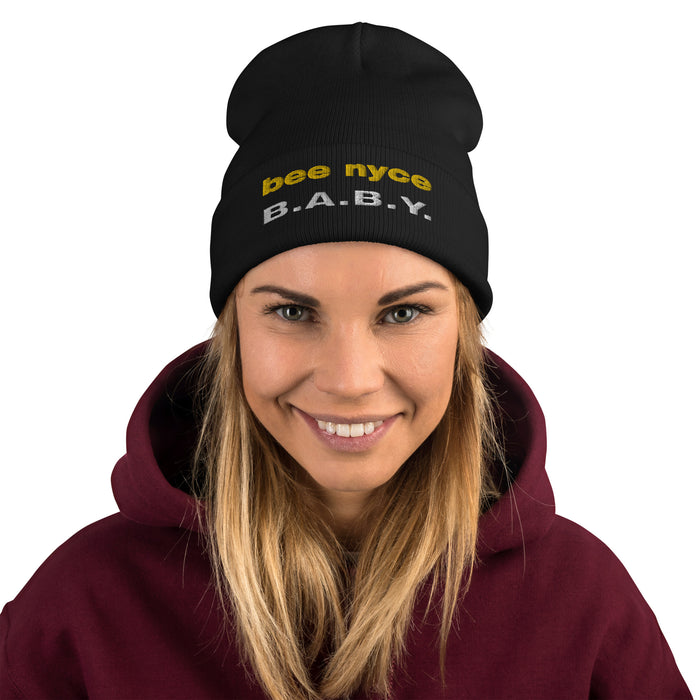 Bee Nyce B.A.B.Y. Embroidered Beanie