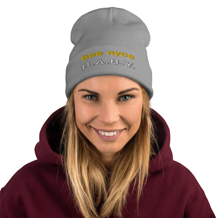 Bee Nyce B.A.B.Y. Embroidered Beanie