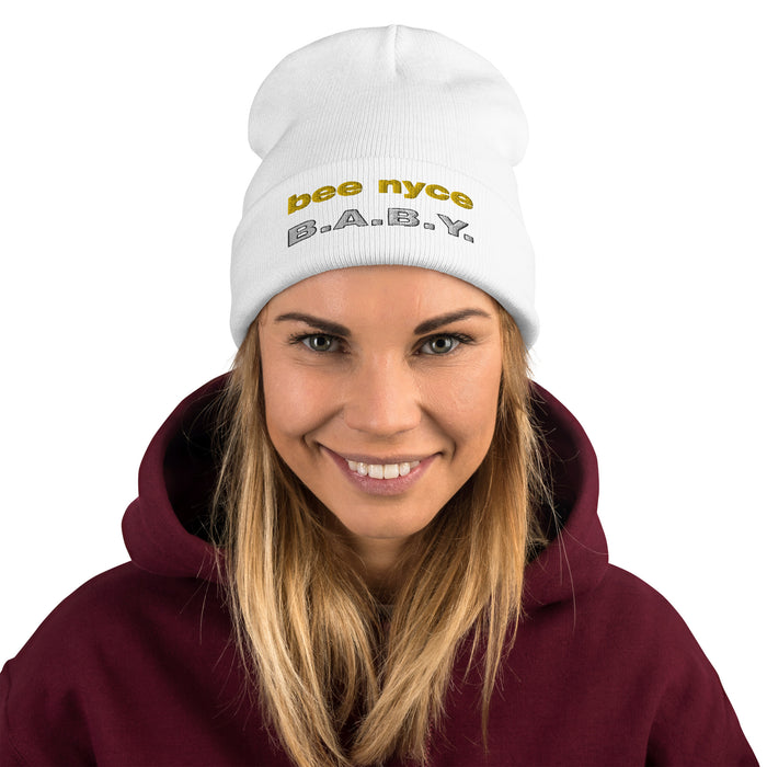 Bee Nyce B.A.B.Y. Embroidered Beanie