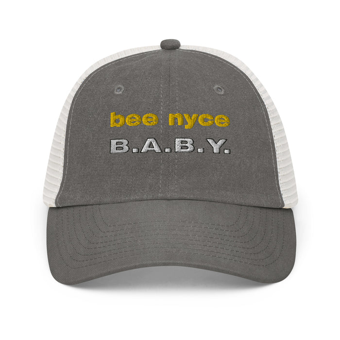 Bee Nyce B.A.B.Y. Pigment-dyed cap