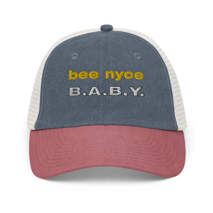 Bee Nyce B.A.B.Y. Pigment-dyed cap