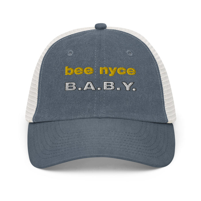 Bee Nyce B.A.B.Y. Pigment-dyed cap