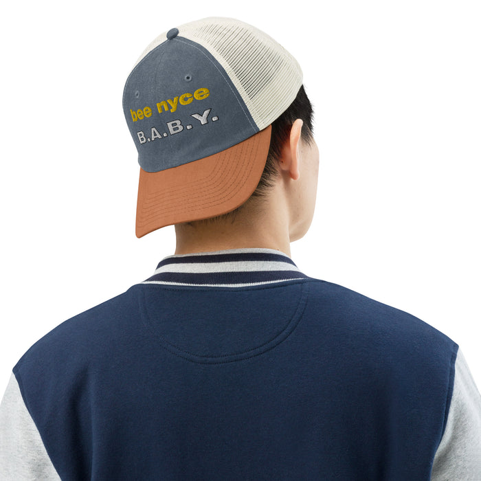 Bee Nyce B.AB.Y. Pigment-dyed cap