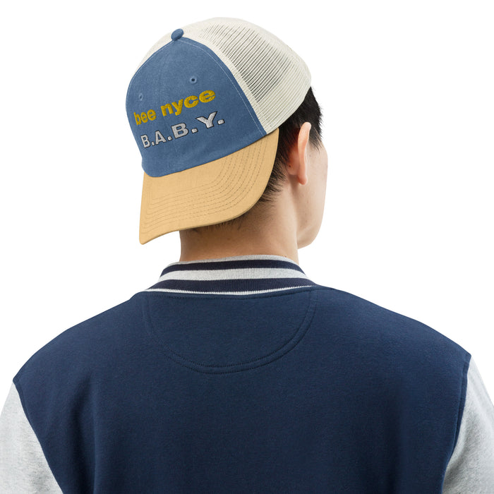 Bee Nyce B.AB.Y. Pigment-dyed cap