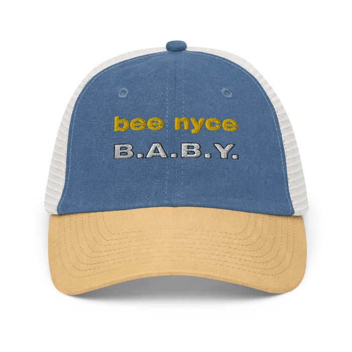 Bee Nyce B.A.B.Y. Pigment-dyed cap