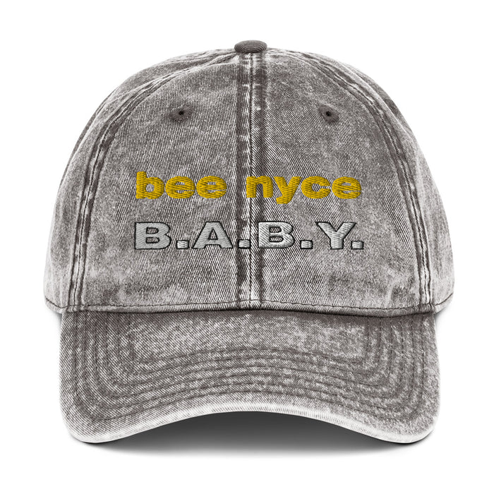 Bee Nyce B.A.B.Y. Vintage Cotton Twill Cap