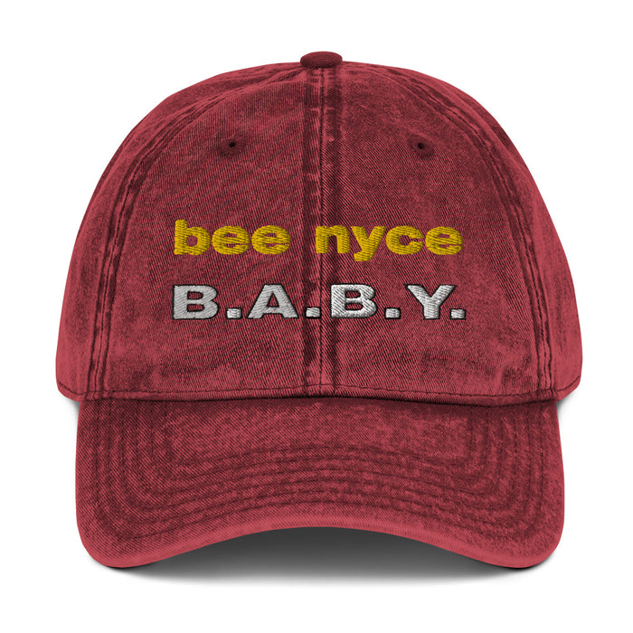 Bee Nyce B.A.B.Y. Vintage Cotton Twill Cap