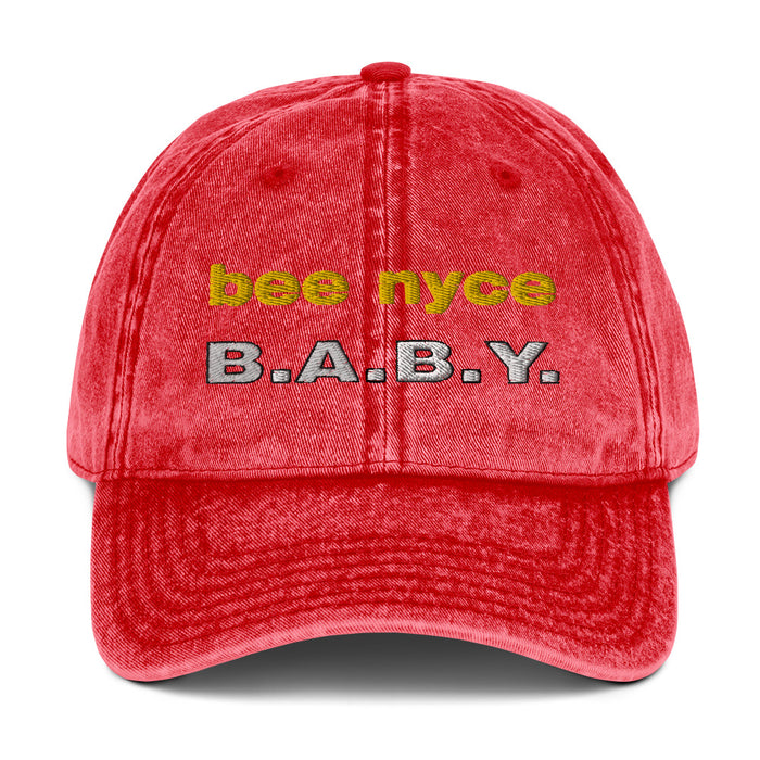 Bee Nyce B.A.B.Y. Vintage Cotton Twill Cap