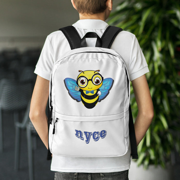 Cute blue BEE NYCE Backpack / Bag