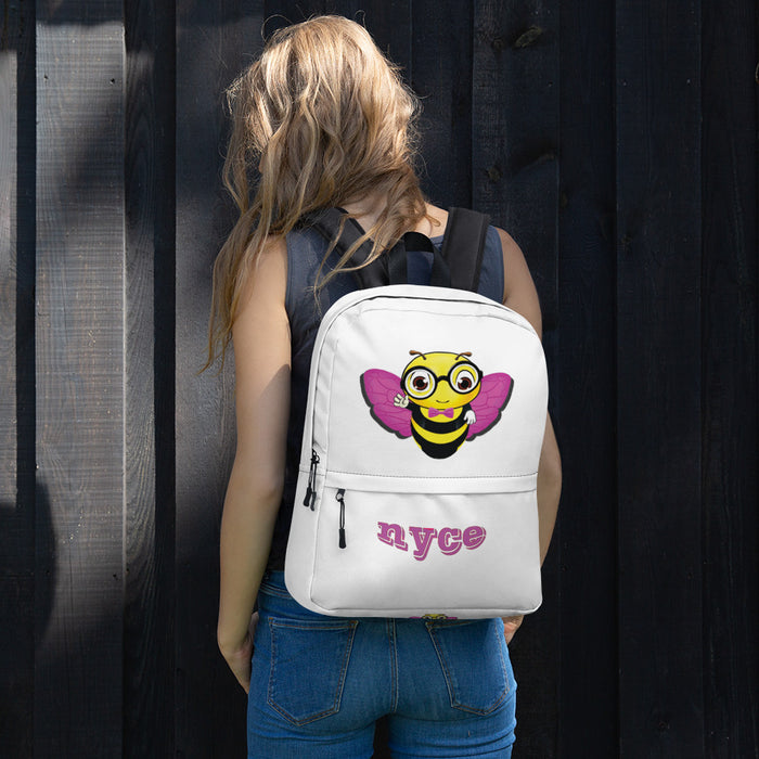 Cute pink BEE NYCE Backpack / Bag