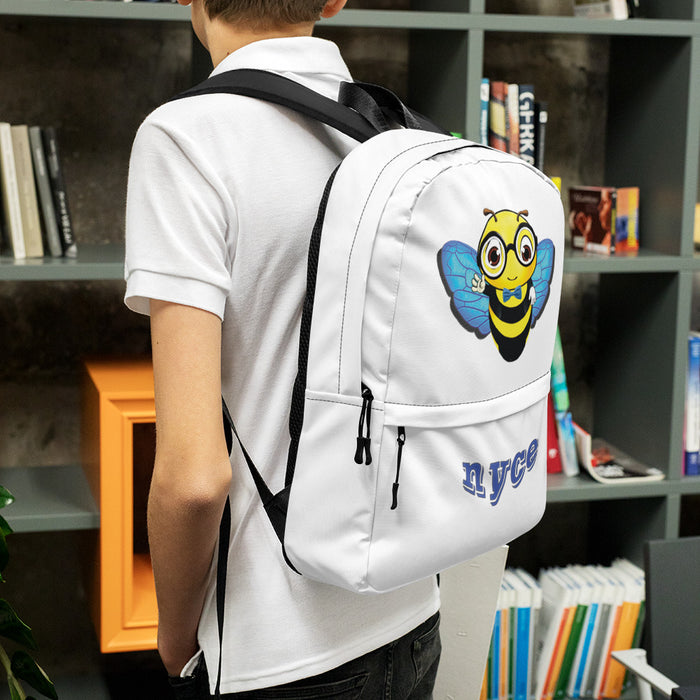 Cute blue BEE NYCE Backpack / Bag