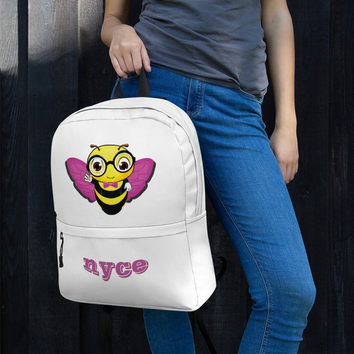 Cute pink BEE NYCE Backpack / Bag