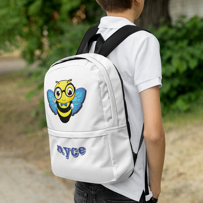 Cute blue BEE NYCE Backpack / Bag