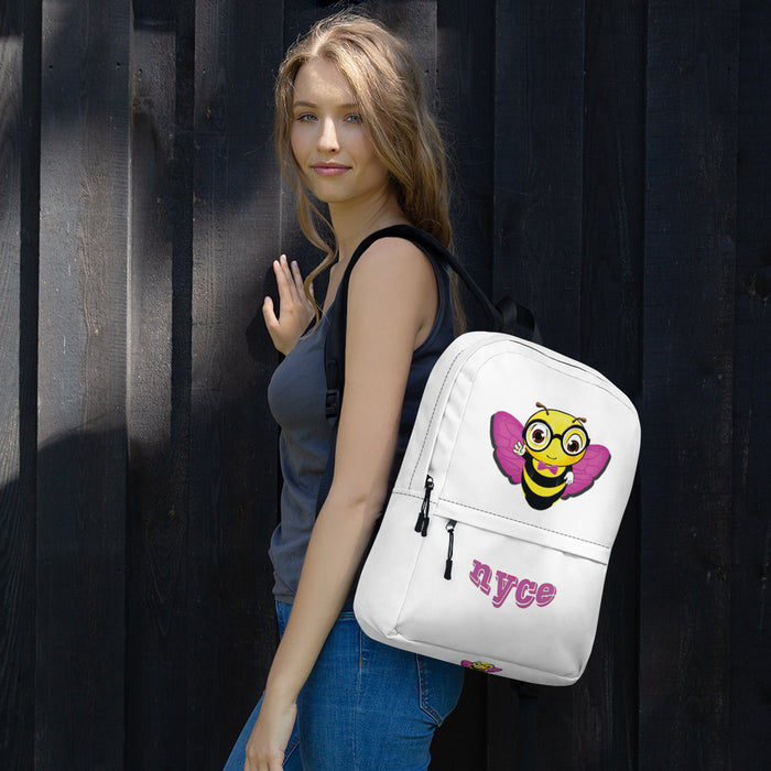 Cute pink BEE NYCE Backpack / Bag