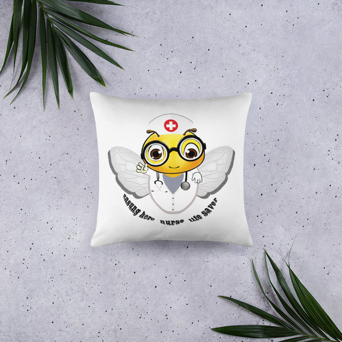 Cute NURSE BEE Pillow