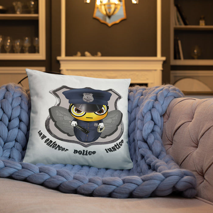 Cute COP / POLICE BEE Basic Pillow