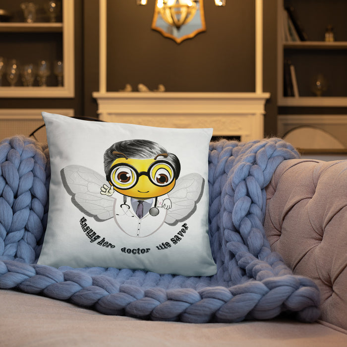 Cute DOCTOR / MEDICO BEE Basic Pillow