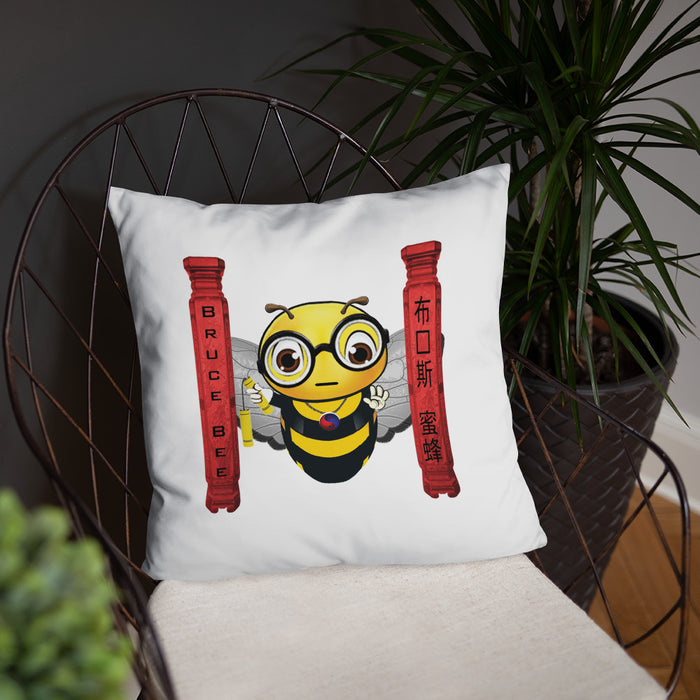 Cute BRUCE BEE Basic Pillow