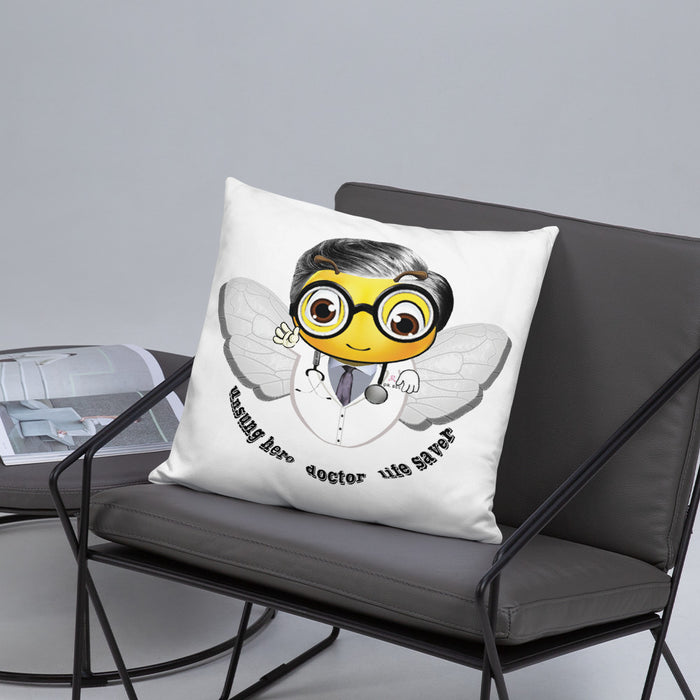 Cute DOCTOR / MEDICO BEE Basic Pillow