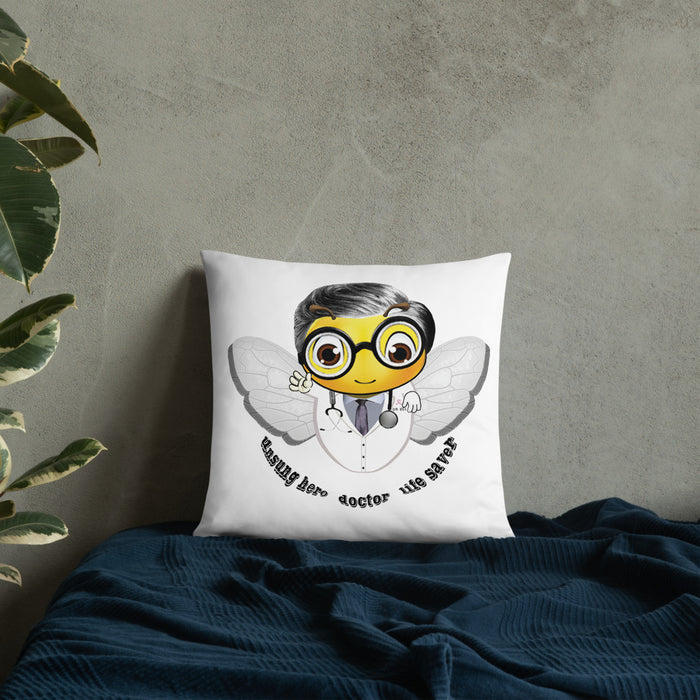 Cute DOCTOR / MEDICO BEE Basic Pillow