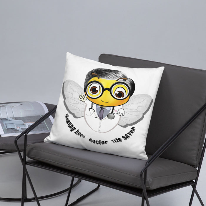 Cute DOCTOR / MEDICO BEE Basic Pillow