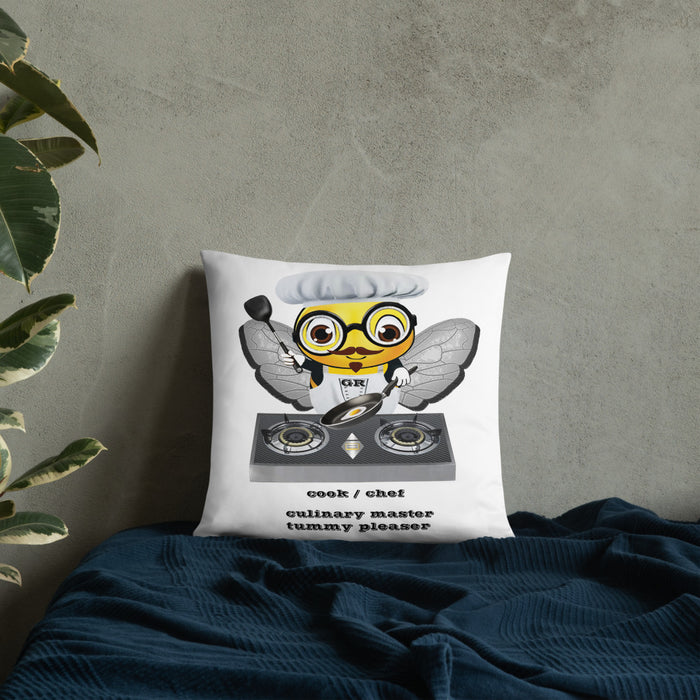 Cute CHEF BEE Basic Pillow