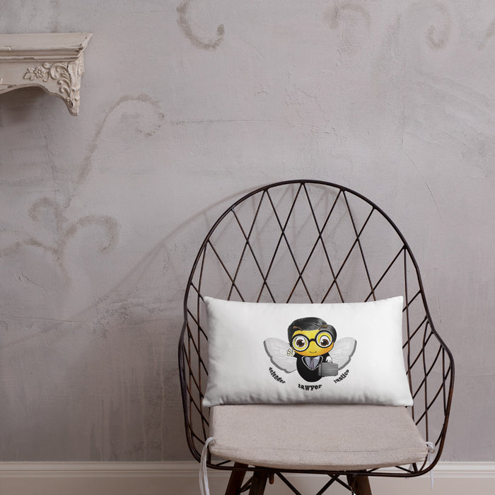 Cute LAWYER / ATTORNEY BEE Basic Pillow