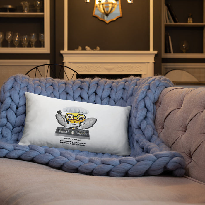 Cute CHEF BEE Basic Pillow