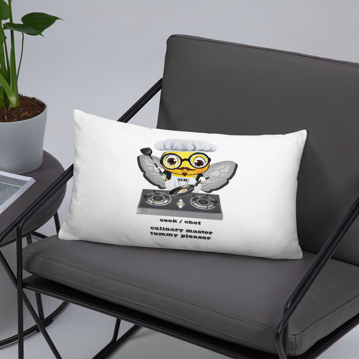 Cute CHEF BEE Basic Pillow