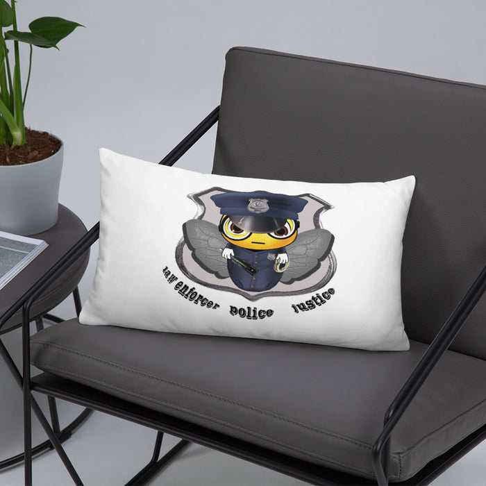 Cute COP / POLICE BEE Basic Pillow