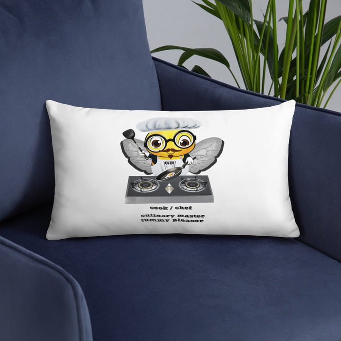 Cute CHEF BEE Basic Pillow