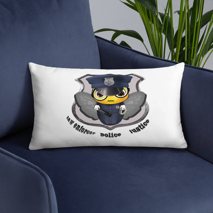 Cute COP / POLICE BEE Basic Pillow