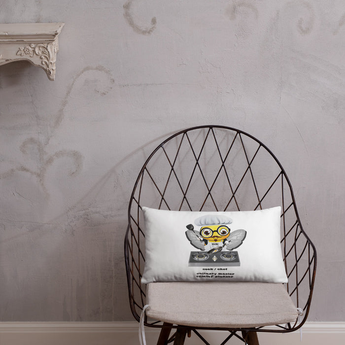 Cute CHEF BEE Basic Pillow