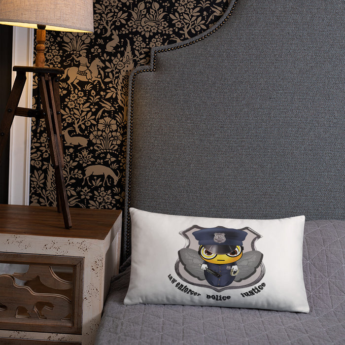 Cute COP / POLICE BEE Basic Pillow