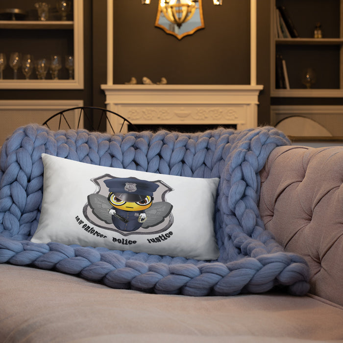 Cute COP / POLICE BEE Basic Pillow