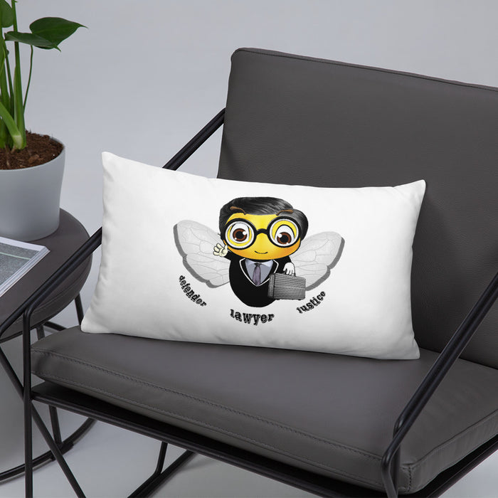 Cute LAWYER / ATTORNEY BEE Basic Pillow