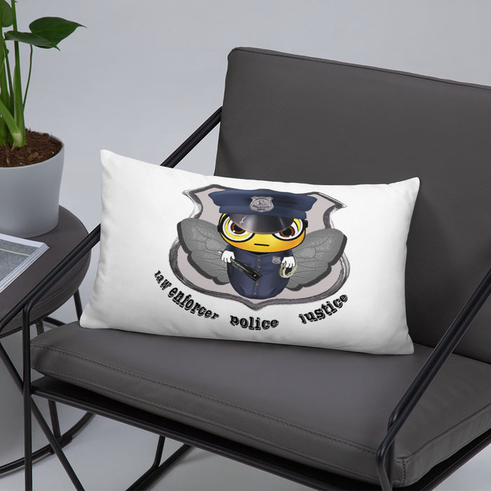 Cute COP / POLICE BEE Basic Pillow