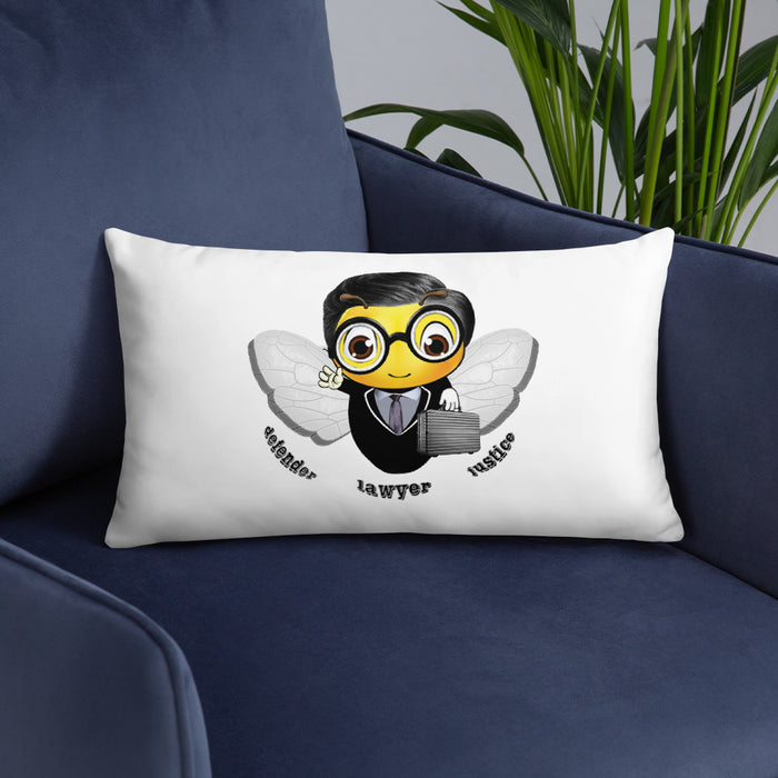 Cute LAWYER / ATTORNEY BEE Basic Pillow