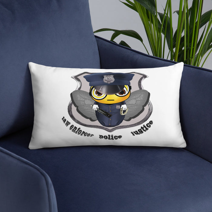 Cute COP / POLICE BEE Basic Pillow