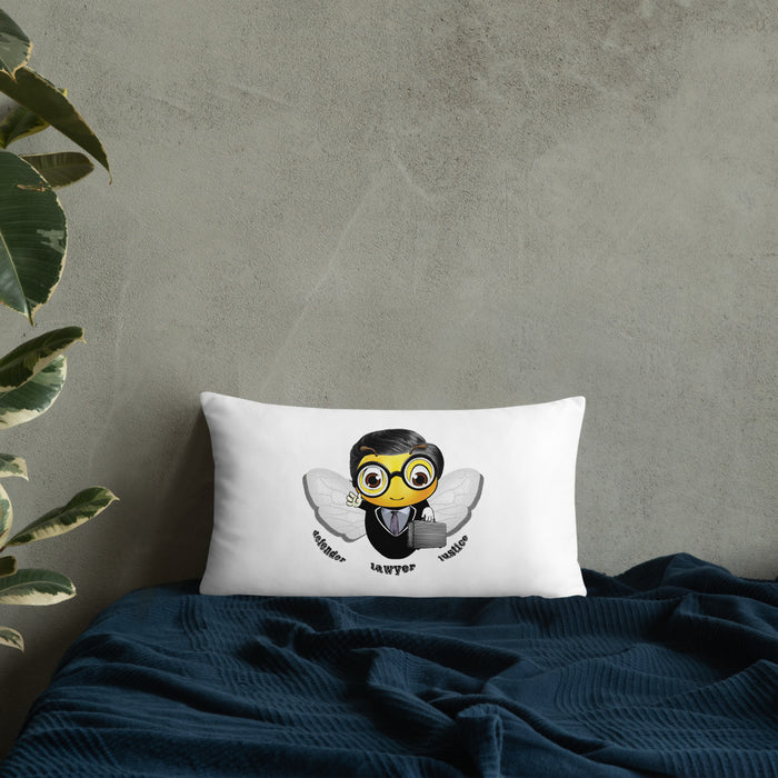 Cute LAWYER / ATTORNEY BEE Basic Pillow