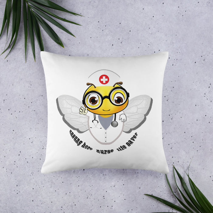 Cute NURSE BEE Pillow