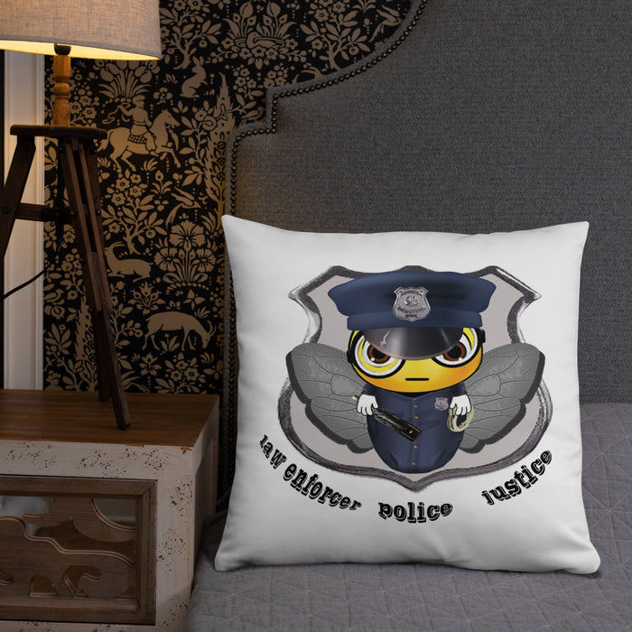 Cute COP / POLICE BEE Basic Pillow