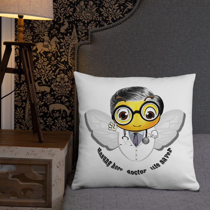 Cute DOCTOR / MEDICO BEE Basic Pillow