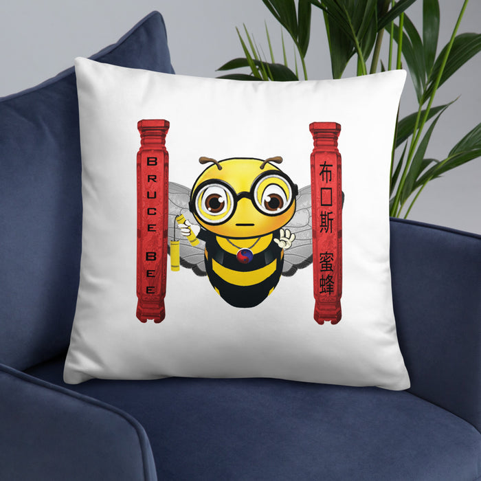 Cute BRUCE BEE Basic Pillow