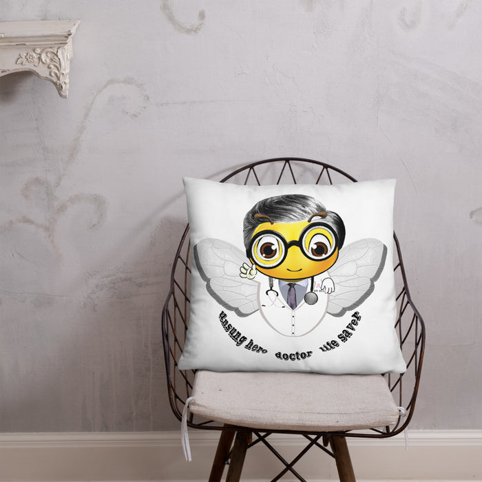 Cute DOCTOR / MEDICO BEE Basic Pillow