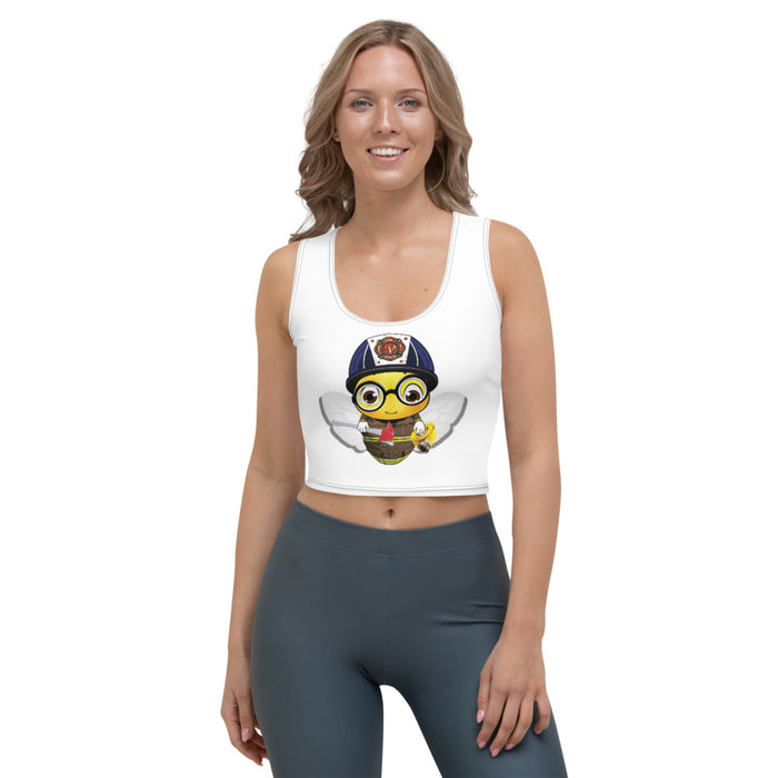 Cute FIREFIGHTER BEE Crop Top