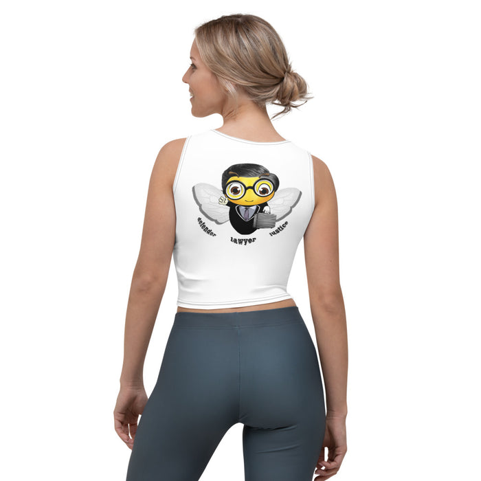 Cute LAWYER / ATTORNEY BEE Crop Top