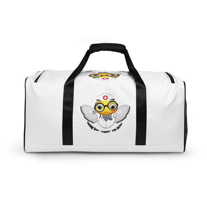 Cute NURSE BEE Duffle bag