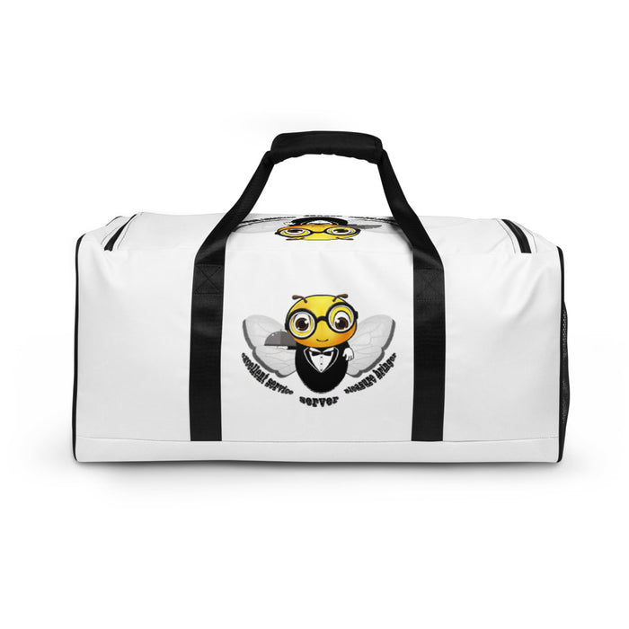 Cute WAITER / SERVER BEE Duffle bag